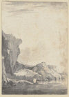 Rock section by the water