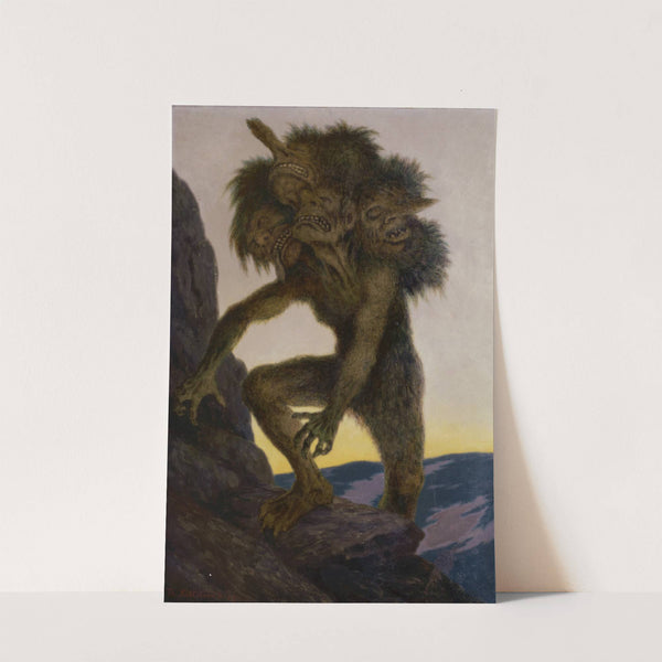 Rock troll by Theodor Kittelsen