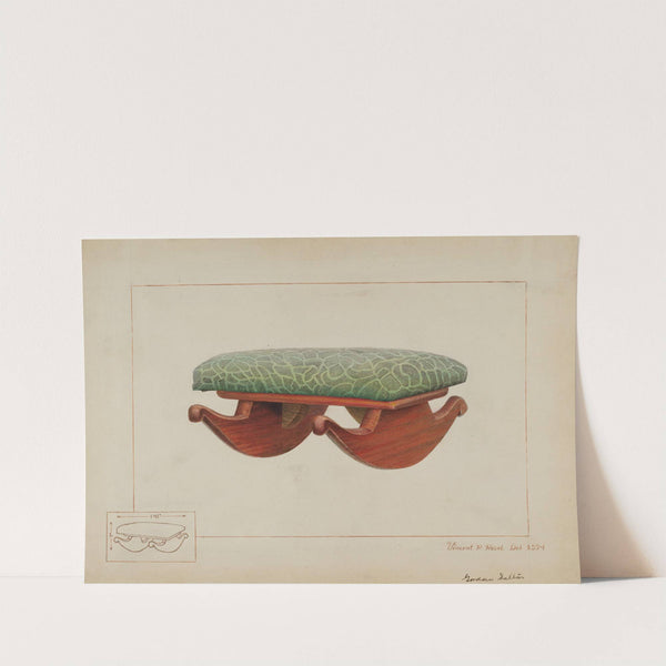 Rocker Footstool by Vincent P. Rosel