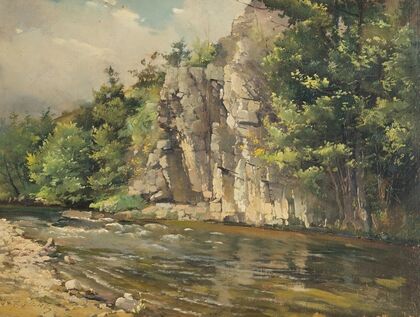 Rocks above the River