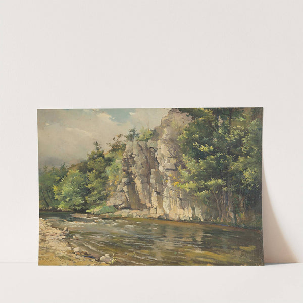 Rocks above the River by František Hladík