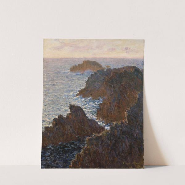 Rocks at Belle-Isle, Port-Domois (1886) by Claude Monet