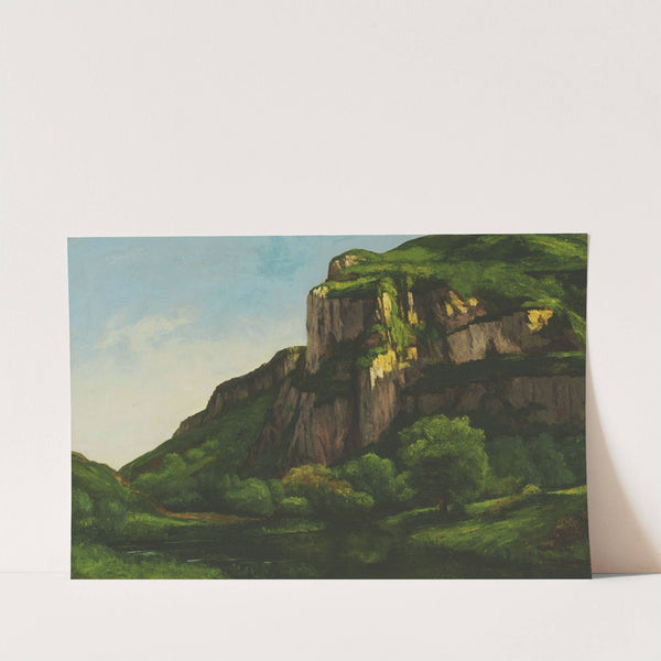 Rocks at Mouthier by Gustave Courbet