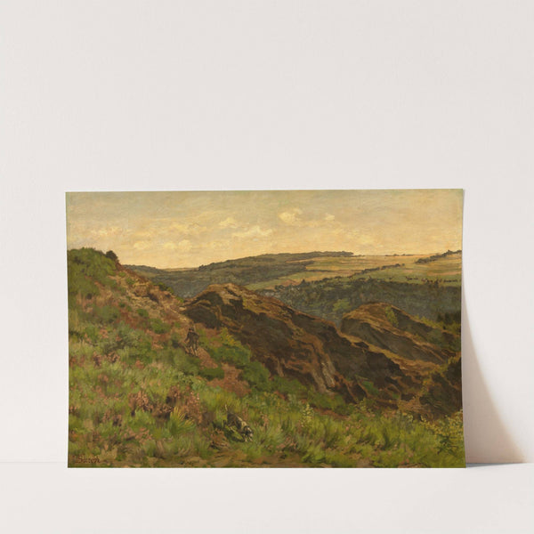 Rocks by Night by Théodore Baron