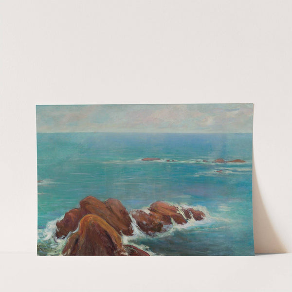 Rocks in Belle-Ille (circa 1904) by Władysław Ślewiński