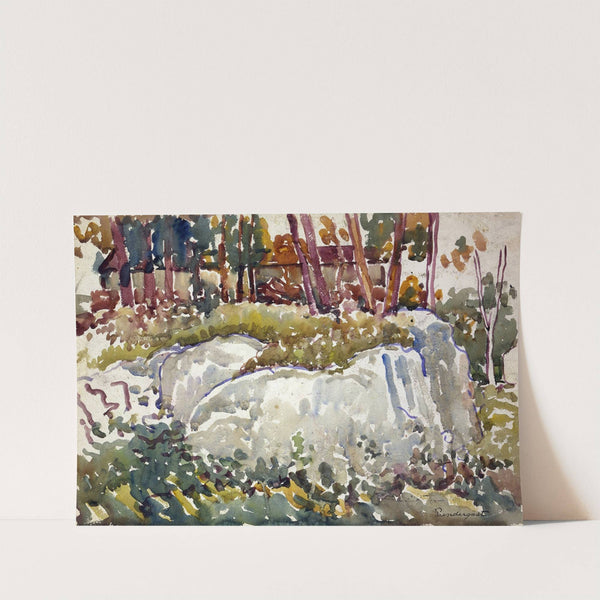 Rocks, Maine (ca. 1913-1915) by Maurice Prendergast
