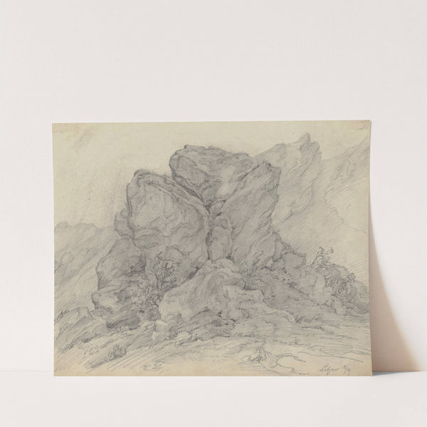 Rocks near Bozen by Friedrich Metz