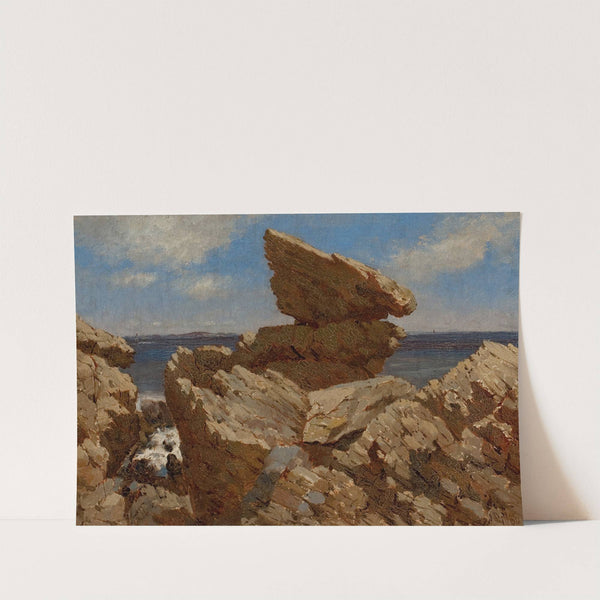 Rocky Cove with Balancing Rock by John Bradley Hudson