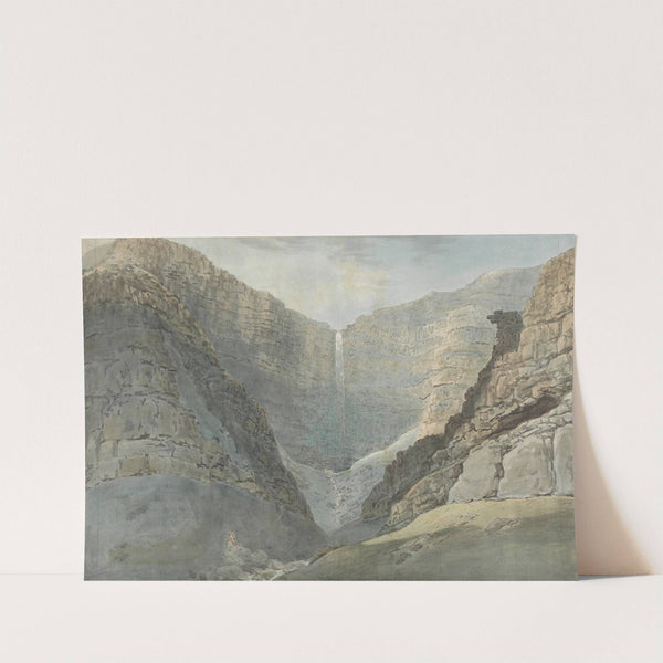 Rocky Gorge with a Waterfall by Samuel Davis