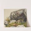 Rocky Landscape (c. 1850-60) by Alexandre Cabanel