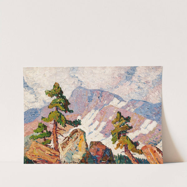 Rocky Mountain Landscape by Birger Sandzén