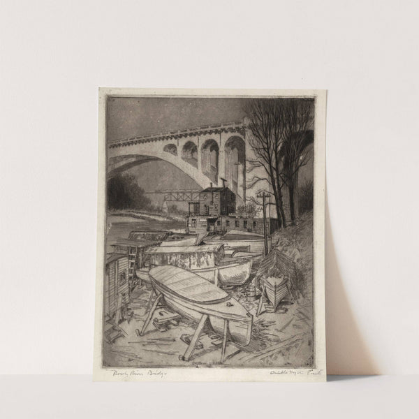 Rocky River Bridge by Orville Houghton Peets