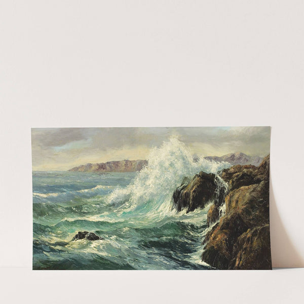Rocky Seascape by Constantin Westchiloff