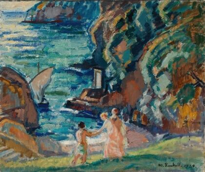 Rocky Shore in the Sun, Porto Fino