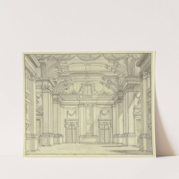 Rococo room by Ferdinando Galli Bibiena