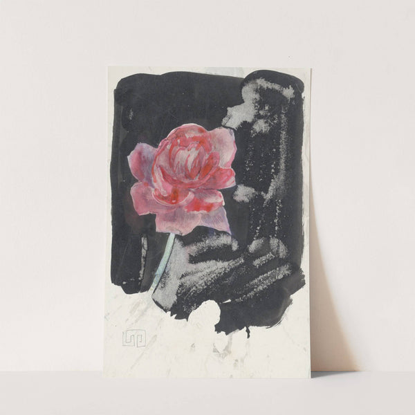 Rode roos (1874) by Carel Adolph Lion Cachet