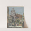Rödertor in Rothenburg by Fritz Hoeber