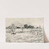 Roeibootje op een meer by Adolf le Comte