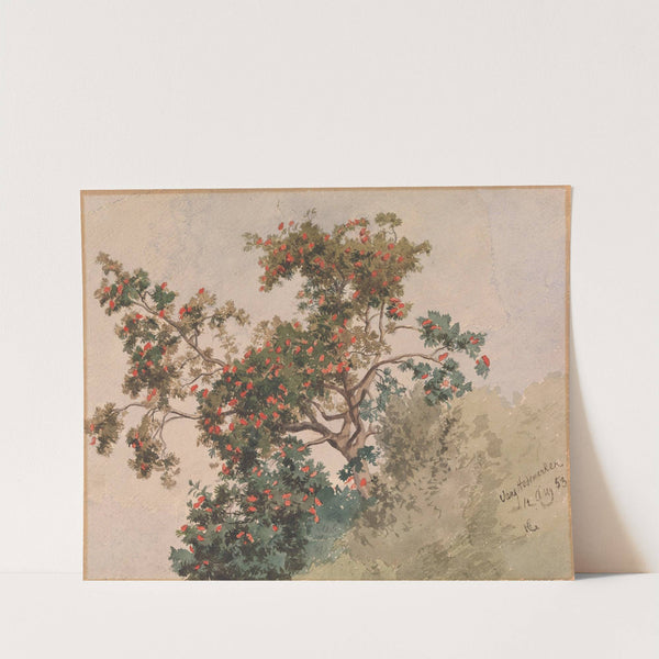 Rognebærtre, Vang by Hans Gude