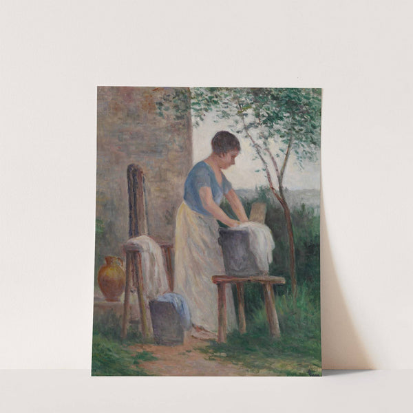 Rolleboise, la lessive dans le jardin (1935) by Maximilien Luce