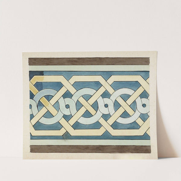 Romaans bandmotief met vlechtwerk by Johanna van de Kamer