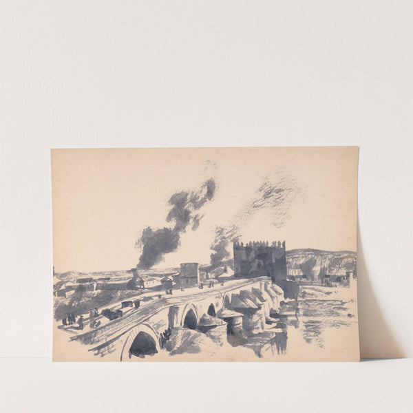 Roman bridge across the Quadalquivir, Cordoba, Spain by Victor Alfred Lundy