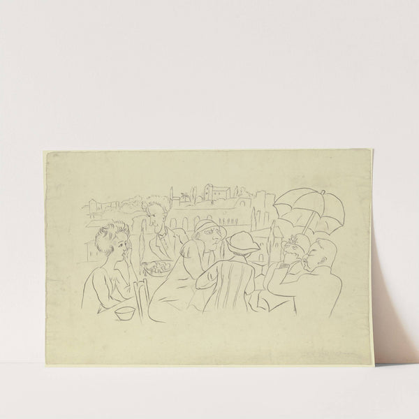 Roman café by Rudolf Grossmann