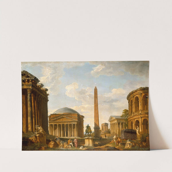 Roman Capriccio; The Pantheon and Other Monuments by Giovanni Paolo Panini