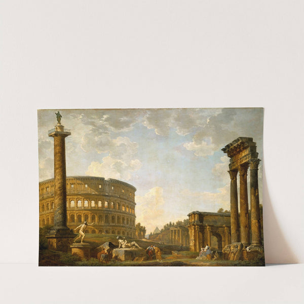 Roman Capriccio;The Colosseum and Other Monuments by Giovanni Paolo Panini