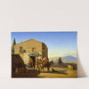 Roman Country People Outside The Osteria At Ponte Mammolo by Jørgen Sonne
