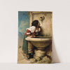 Roman Girl at a Fountain by Léon Bonnat