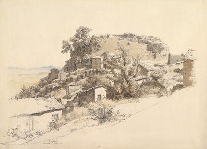 Roman Landscape near Rocca di Papa