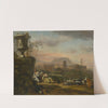Roman Landscape with Shepherds by Jan Baptist Weenix