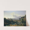 Roman Landscape with Viaduct by Jean-Joseph-Xavier Bidauld