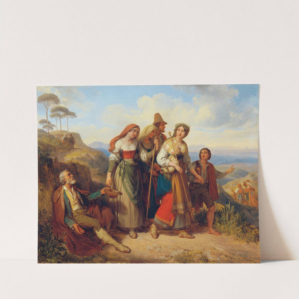 Roman pilgrims by Johann Nepomuk Ender