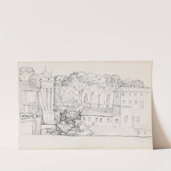 Roman Rooftops by Joseph-Marie Vien