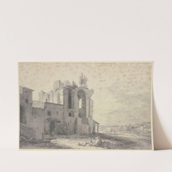 Roman ruins by Jan Asselijn