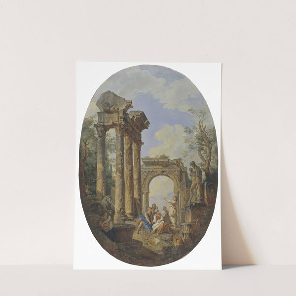 Roman Ruins by Giovanni Paolo Panini
