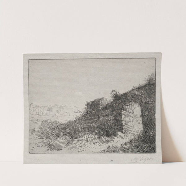 Roman Ruins (c. 1857–1911) by Alphonse Legros