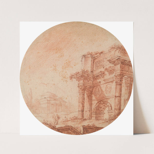 Roman Ruins by Edward Francis Burney