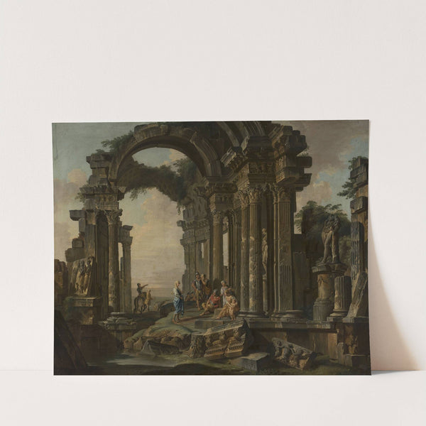 Roman ruins by Giovanni Paolo Panini
