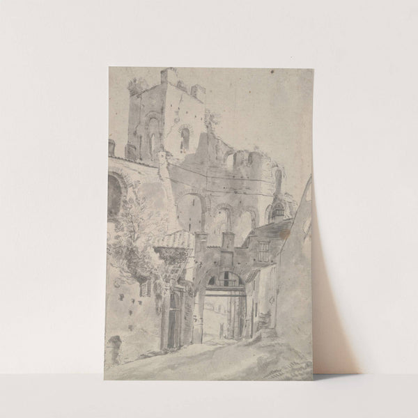 Roman Ruins; Tower and Gate by Jan Asselijn