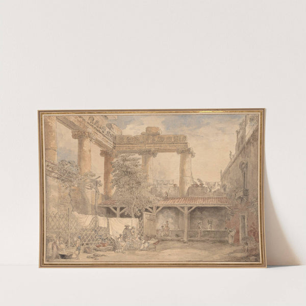Roman Ruins, Villa Pamfili (1774) by Hubert Robert