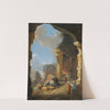 Roman Ruins With Turbaned Figures by Bartholomeus Breenbergh