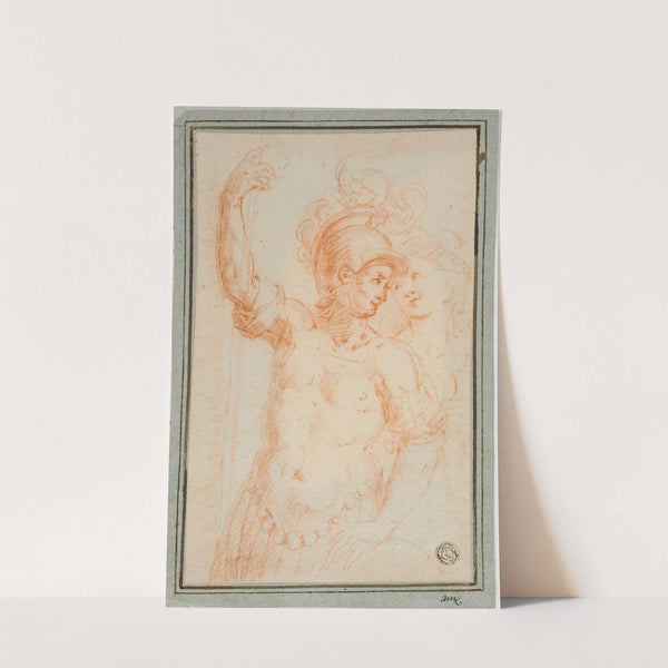 Roman Soldier and Woman by Ercole Procaccini the younger