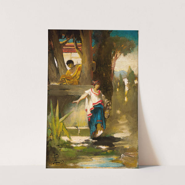 Roman Woman by the Well by Franciszek Żmurko