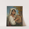 Roman Woman With Tambourine by Johann Heinrich Richter