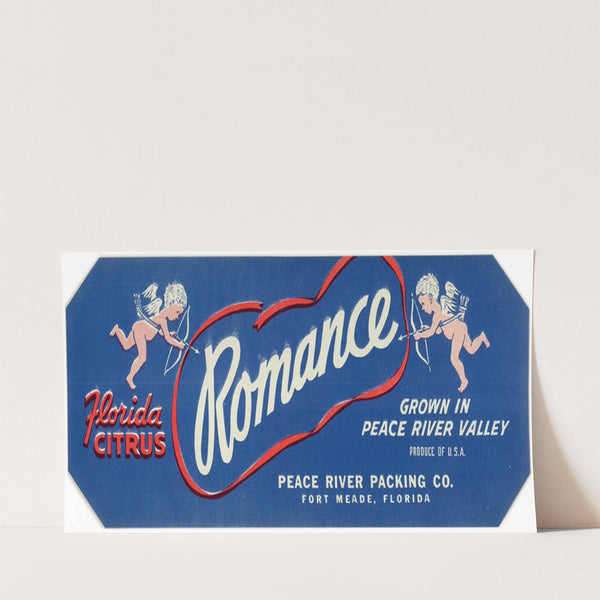 Romance Florida Citrus Label (1930-1950)