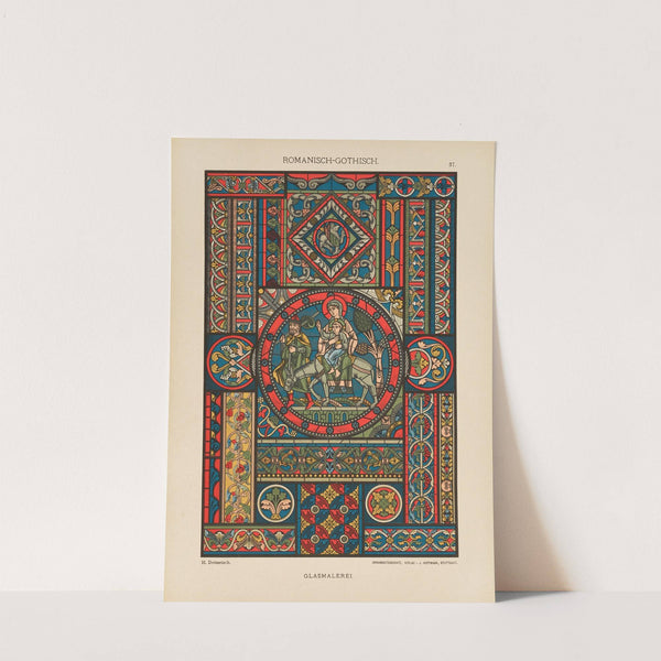 Romanisch-Gotisch – Glasmalerei (1887) by Heinrich Dolmetsch