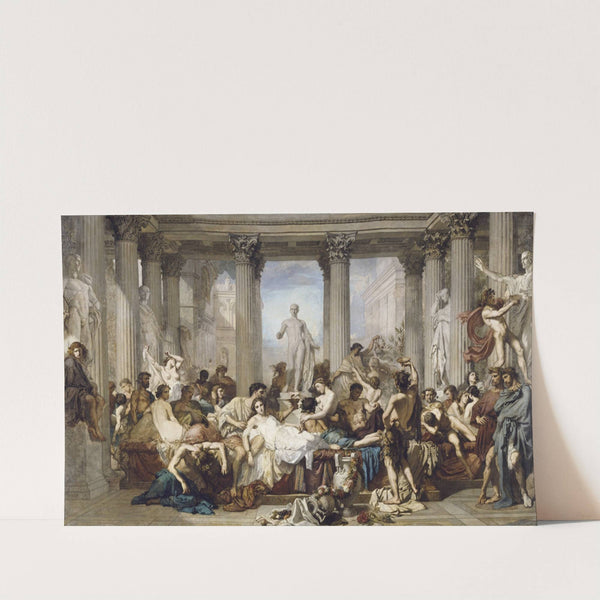 Romans during the Decadence by Thomas Couture